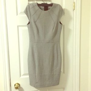 Business casual fitted lined dress